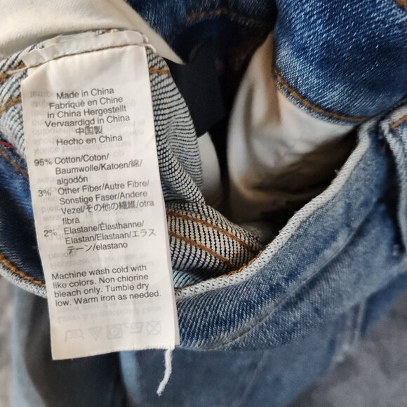 Madewell Medium Wash 10" High-Rise Skinny Blue Jeans Button Fly Size 27 x 26 EUC - Picture 2 of 11